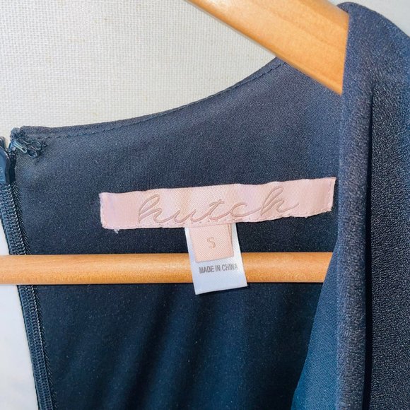 Hutch Watercolor Colorblock Faux Wrap Dress - Picture 3 of 3